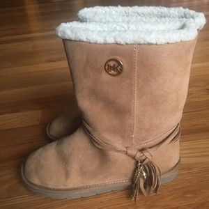 Michael  Kors fuzzy boots
